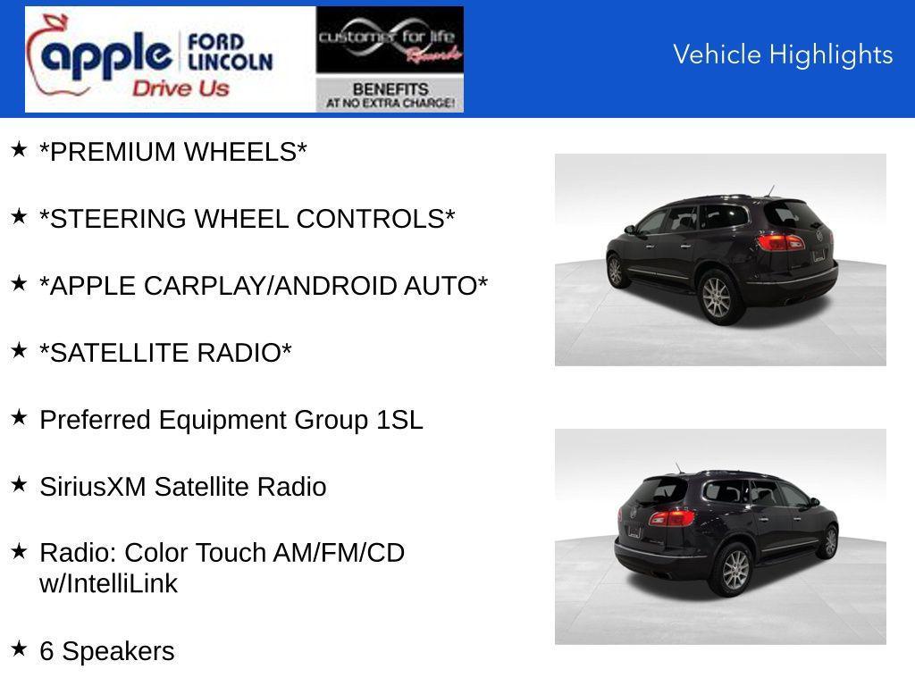 used 2015 Buick Enclave car, priced at $10,500