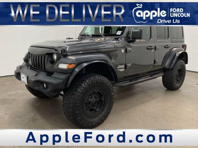 used 2018 Jeep Wrangler Unlimited car, priced at $21,500