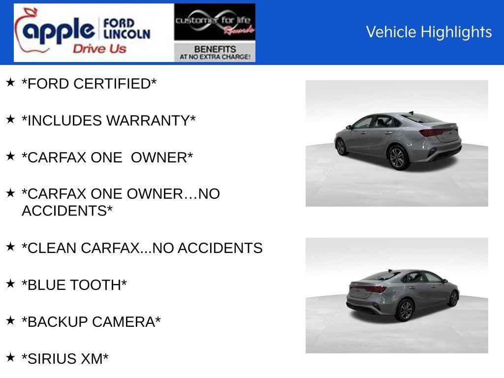 used 2023 Kia Forte car, priced at $17,000