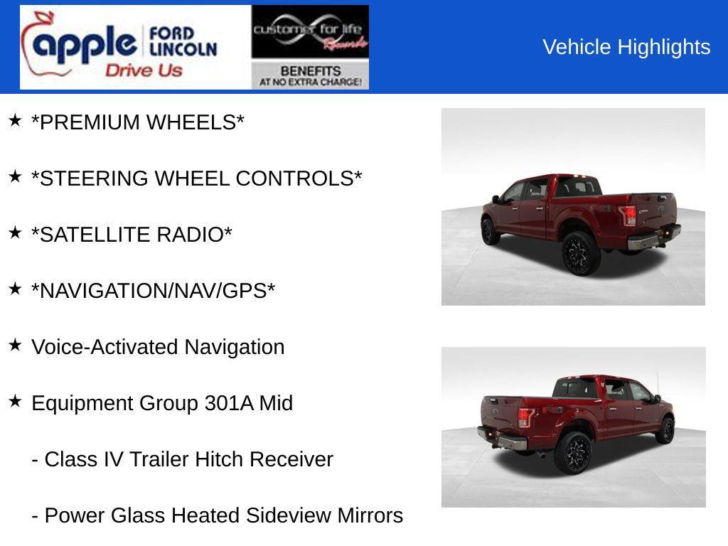 used 2016 Ford F-150 car, priced at $24,500