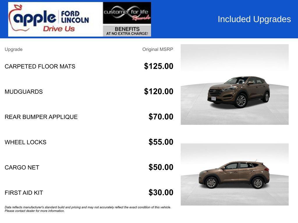 used 2016 Hyundai Tucson car, priced at $15,000