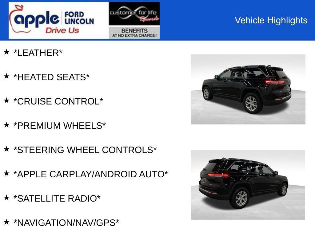 used 2023 Jeep Grand Cherokee car, priced at $29,500