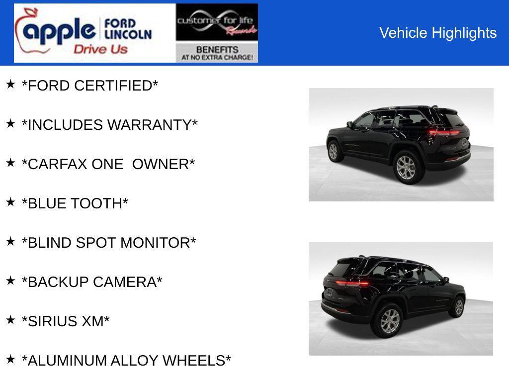 used 2023 Jeep Grand Cherokee car, priced at $29,500