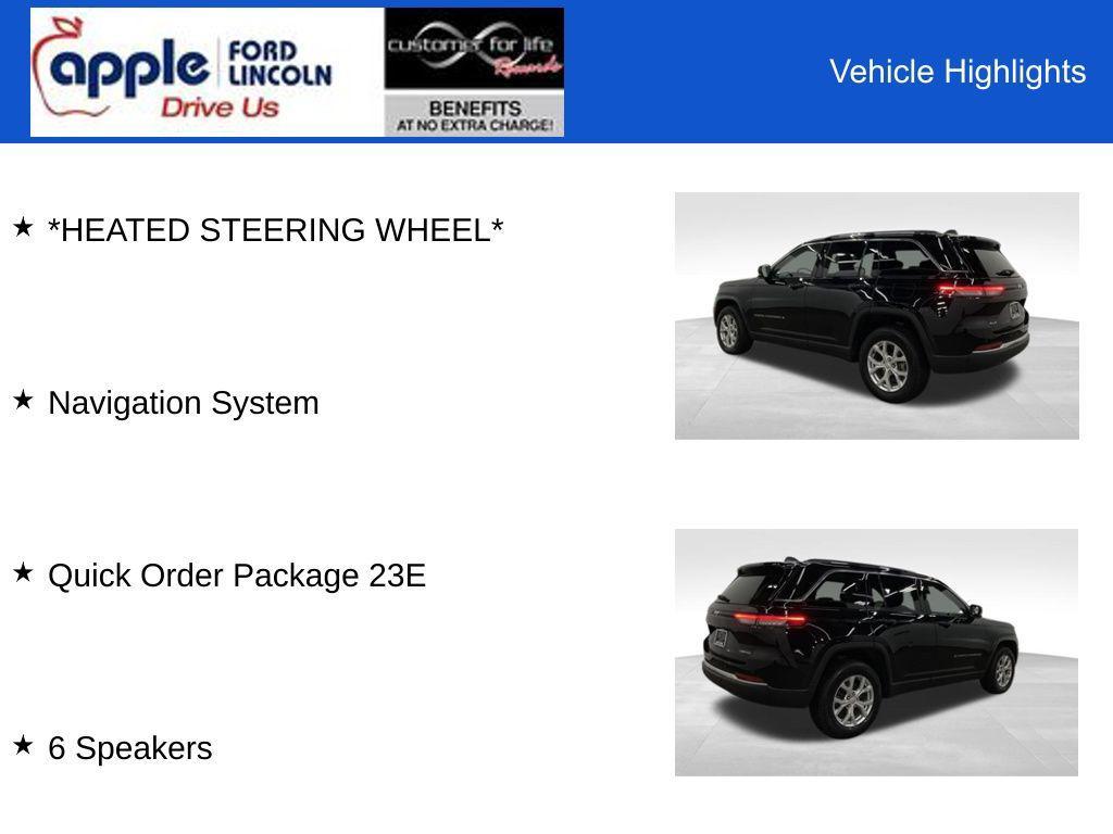 used 2023 Jeep Grand Cherokee car, priced at $29,500