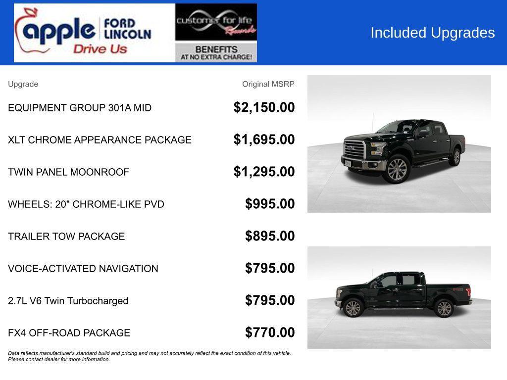 used 2016 Ford F-150 car, priced at $24,000