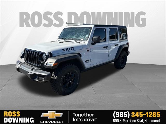 used 2021 Jeep Wrangler car, priced at $30,866