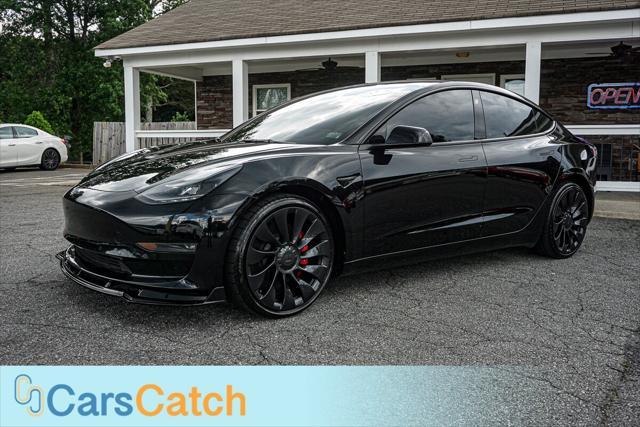 used 2022 Tesla Model 3 car, priced at $25,999