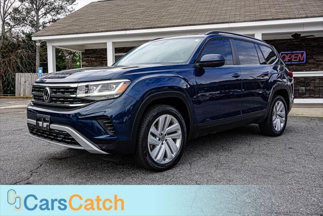 used 2021 Volkswagen Atlas car, priced at $18,250