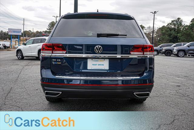 used 2021 Volkswagen Atlas car, priced at $18,250