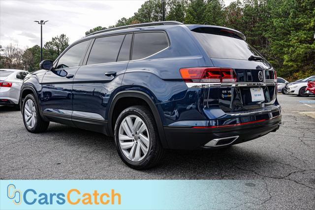 used 2021 Volkswagen Atlas car, priced at $18,250