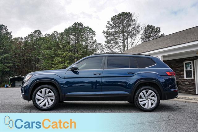 used 2021 Volkswagen Atlas car, priced at $18,250