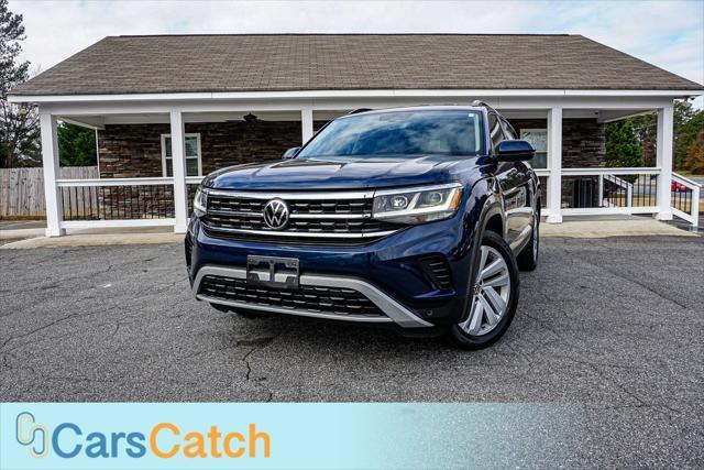 used 2021 Volkswagen Atlas car, priced at $18,250