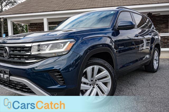 used 2021 Volkswagen Atlas car, priced at $18,250