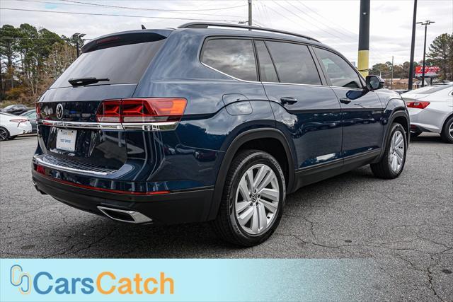 used 2021 Volkswagen Atlas car, priced at $18,250