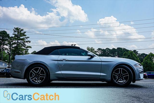 used 2021 Ford Mustang car, priced at $18,999