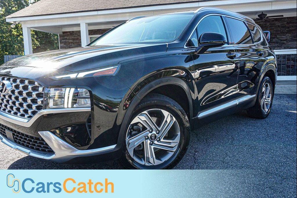 used 2021 Hyundai Santa Fe car, priced at $18,999