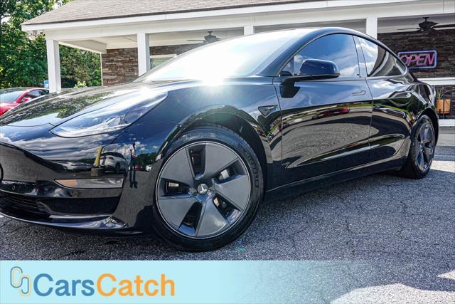 used 2021 Tesla Model 3 car, priced at $17,500