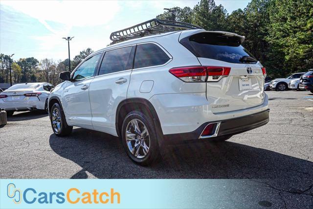 used 2019 Toyota Highlander Hybrid car, priced at $34,999