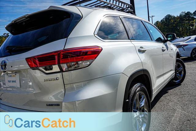 used 2019 Toyota Highlander Hybrid car, priced at $34,999