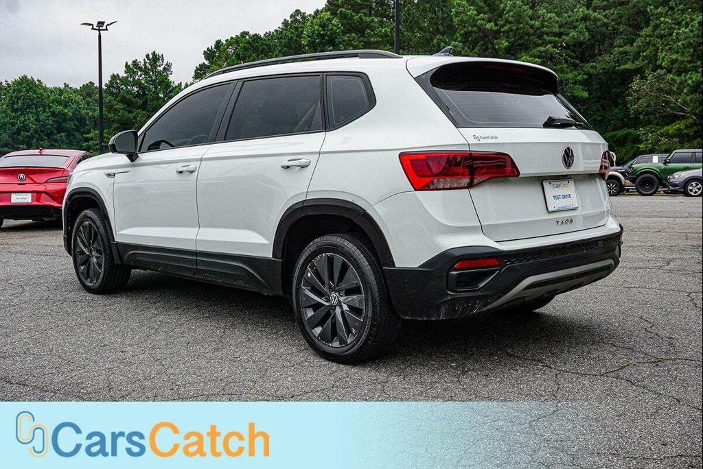 used 2023 Volkswagen Taos car, priced at $15,999