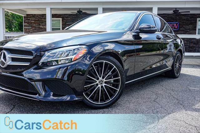 used 2021 Mercedes-Benz C-Class car, priced at $17,999