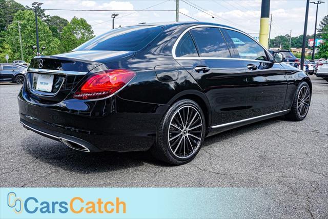 used 2021 Mercedes-Benz C-Class car, priced at $17,999