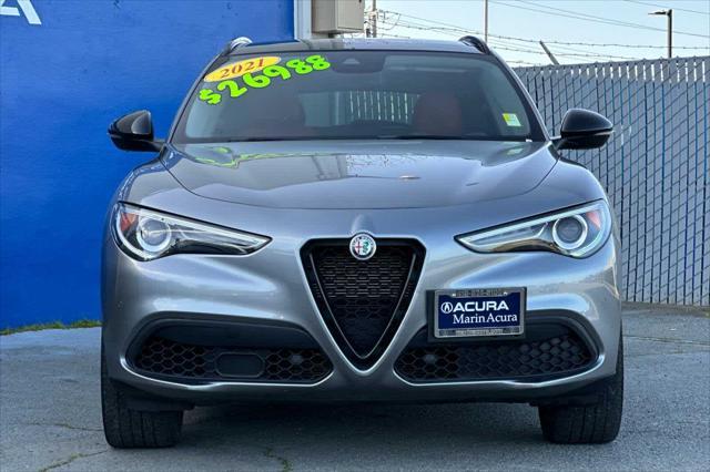 used 2021 Alfa Romeo Stelvio car, priced at $23,800