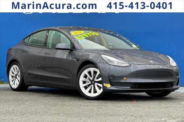 used 2022 Tesla Model 3 car, priced at $28,988