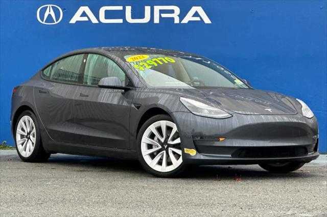 used 2022 Tesla Model 3 car, priced at $28,488