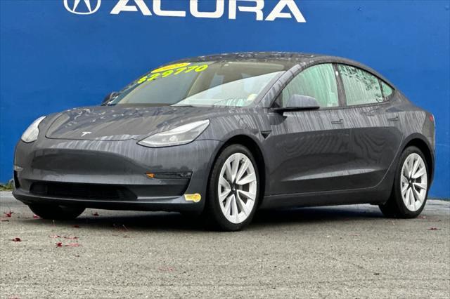 used 2022 Tesla Model 3 car, priced at $28,488