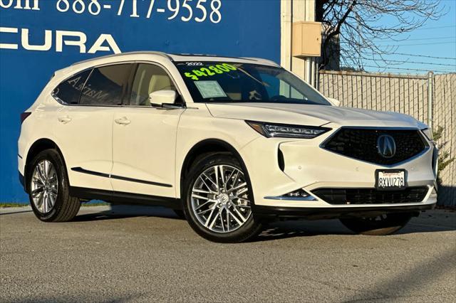 used 2022 Acura MDX car, priced at $41,800