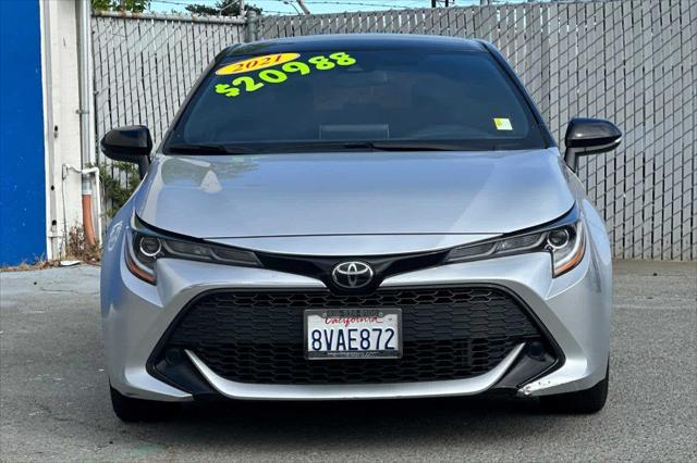 used 2021 Toyota Corolla Hatchback car, priced at $20,700