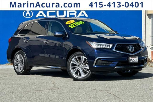 used 2018 Acura MDX car, priced at $27,800