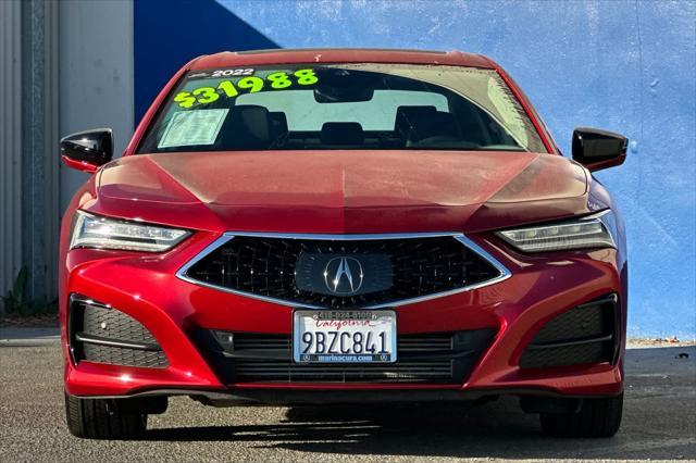 used 2022 Acura TLX car, priced at $31,800