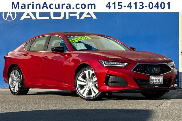 used 2022 Acura TLX car, priced at $31,800