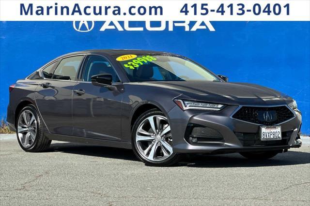 used 2021 Acura TLX car, priced at $39,700