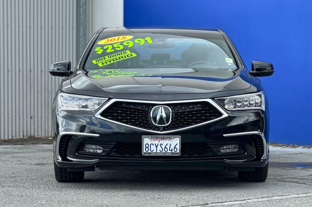 used 2018 Acura RLX Sport Hybrid car, priced at $23,988