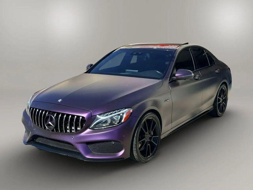 used 2017 Mercedes-Benz AMG C 43 car, priced at $22,995