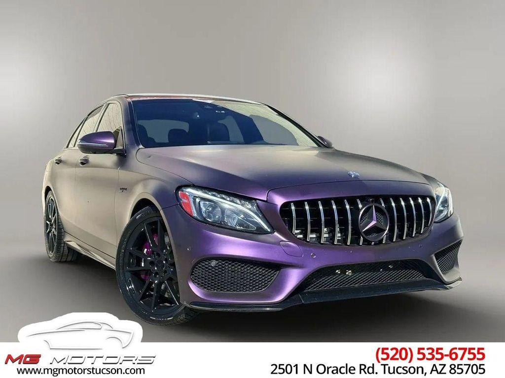 used 2017 Mercedes-Benz AMG C 43 car, priced at $22,995