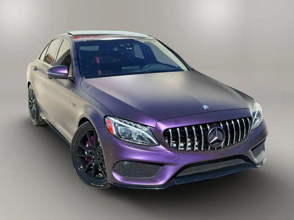 used 2017 Mercedes-Benz AMG C 43 car, priced at $22,995