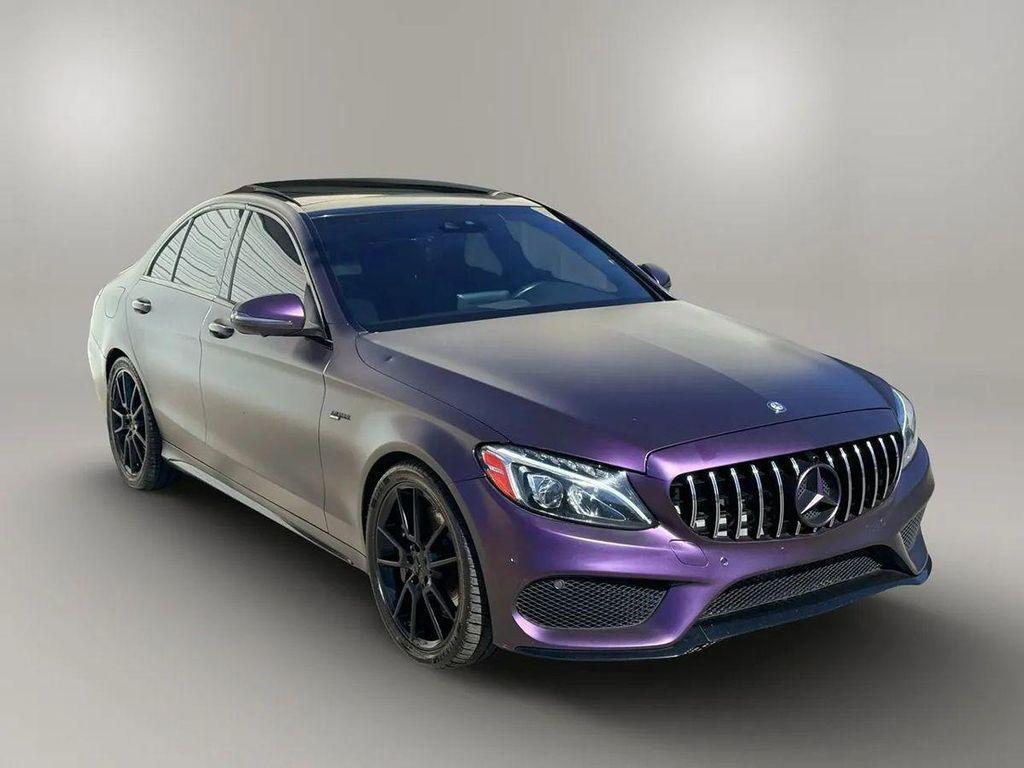 used 2017 Mercedes-Benz AMG C 43 car, priced at $22,995