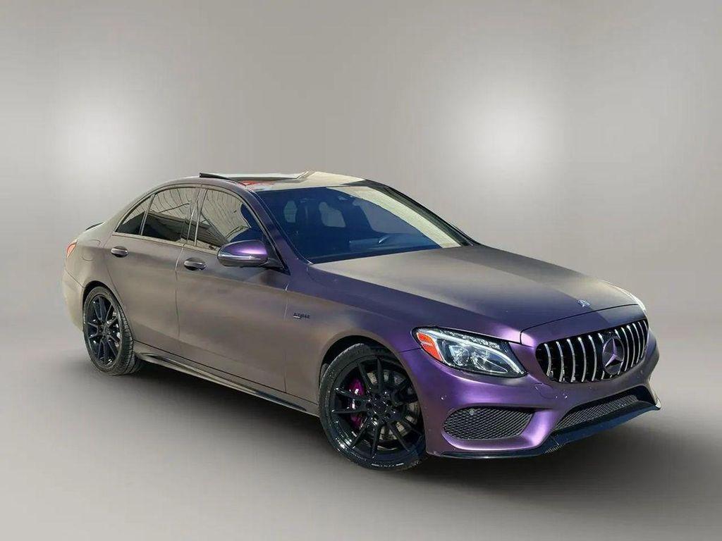 used 2017 Mercedes-Benz AMG C 43 car, priced at $22,995