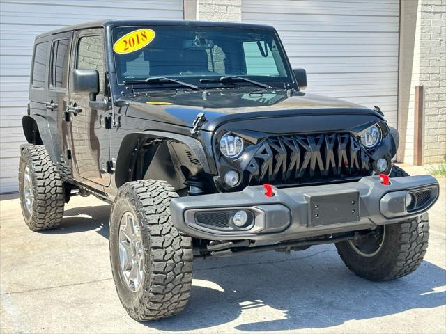 used 2018 Jeep Wrangler JK Unlimited car, priced at $22,995