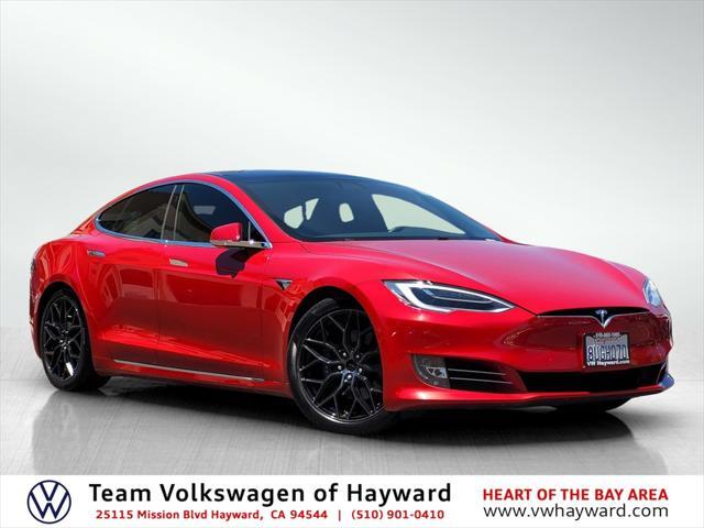 used 2021 Tesla Model S car, priced at $34,995