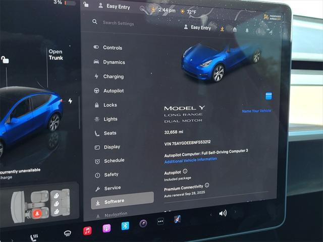 used 2022 Tesla Model Y car, priced at $29,995
