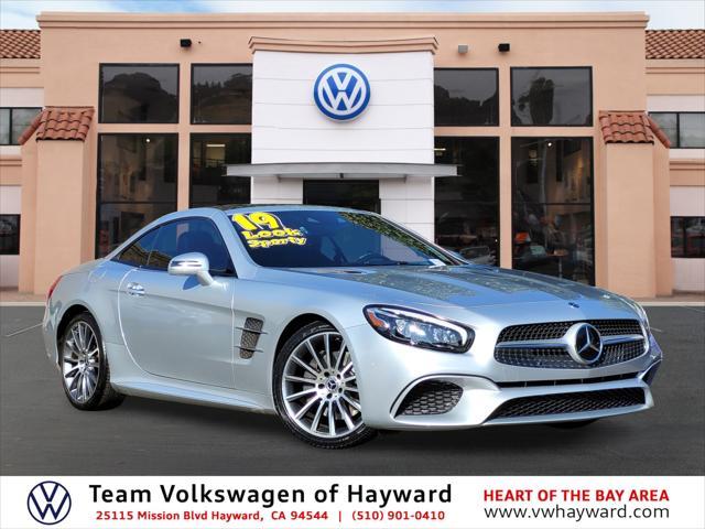 used 2019 Mercedes-Benz SL 450 car, priced at $46,991