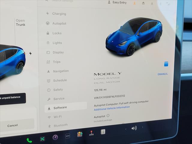 used 2020 Tesla Model Y car, priced at $26,491