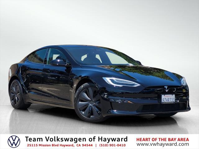 used 2022 Tesla Model S car, priced at $46,995