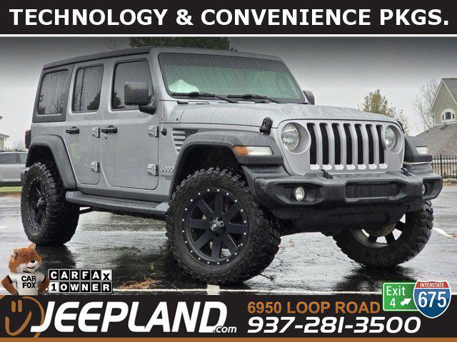 used 2018 Jeep Wrangler Unlimited car, priced at $19,351