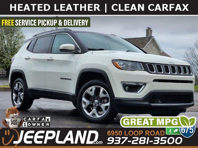 used 2021 Jeep Compass car, priced at $21,620